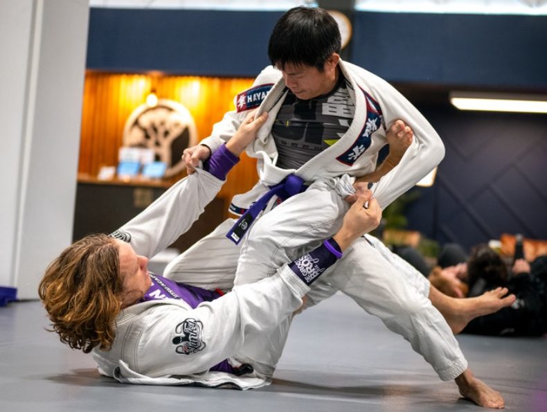 Advanced BJJ class at Van Isle BJJ in Victoria BC