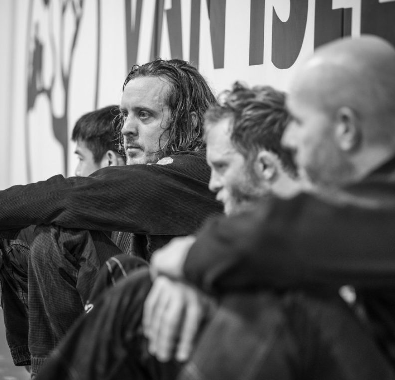 Adult Brazilian Jiu Jitsu class training at Van Isle BJJ, Victoria BC
