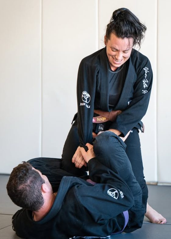 Beginner Brazilian Jiu Jitsu students training at Van Isle BJJ in Victoria BC