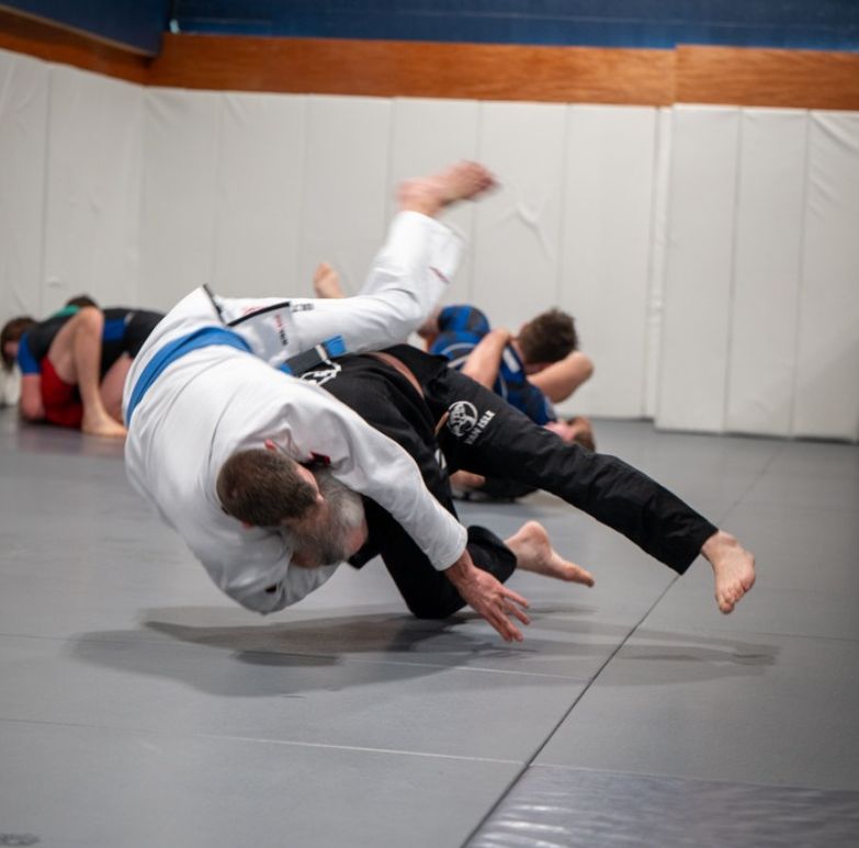 Judo class at Van Isle BJJ Victoria BC