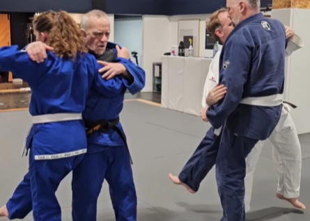 Judo class at Van Isle BJJ Victoria BC