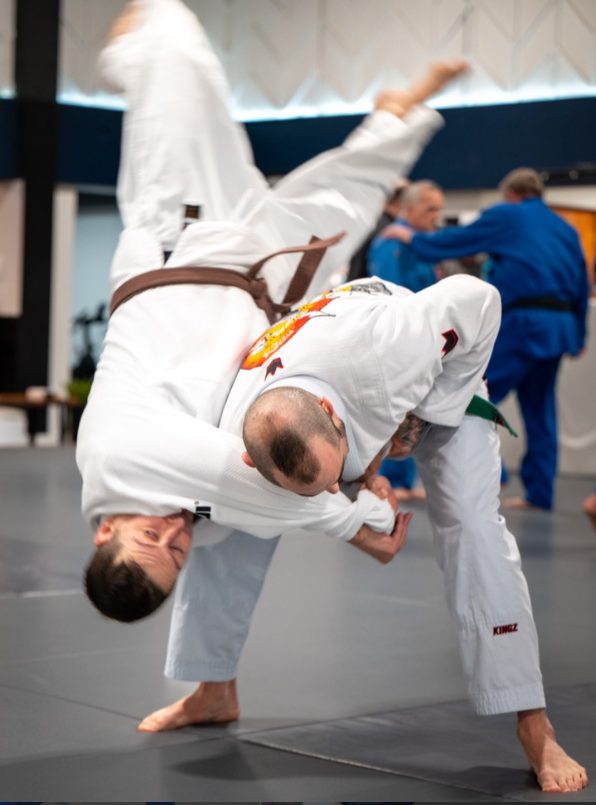 Judo training at Van Isle BJJ in Victoria BC