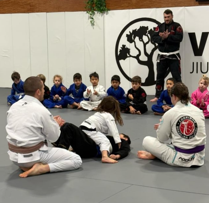 Kids BJJ class at Van Isle BJJ Victoria BC